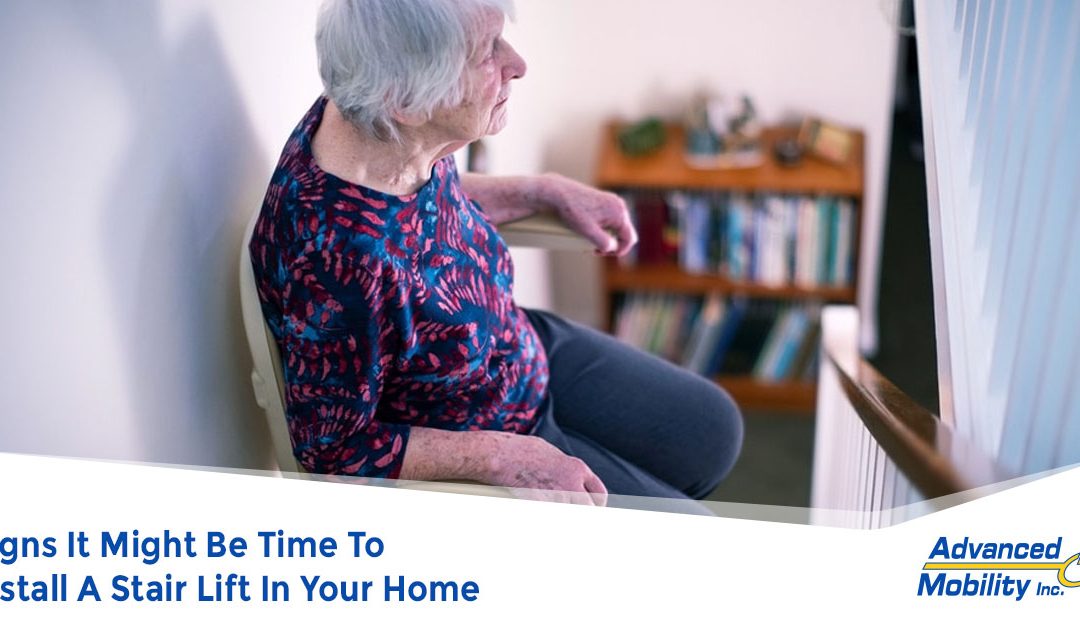 Signs It Might Be Time To Install A Stair Lift In Your Home